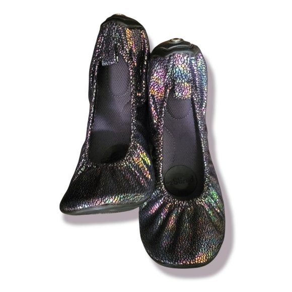 Pluggz Shoes - Pluggz Ballet Flat Elastic Multicolot Size 5 New Slip On